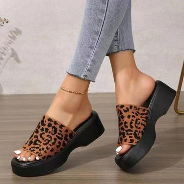 Women's Simple All-match Wedge Platform Slippers